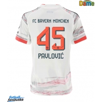 Bayern Munich Aleksandar Pavlovic #45 Bortedrakt Dame 2025-26 Kortermet